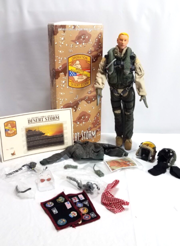 2001 Hot Toys 1/6 DESERT STORM USAF 12" FIGURE/accessories=#193=Never Displayed - Picture 1 of 17