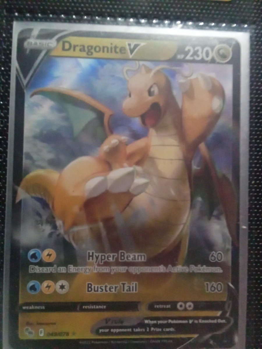 Pokmon TCG Dragonite V Pokemon GO 049/078 Holo Ultra Rare