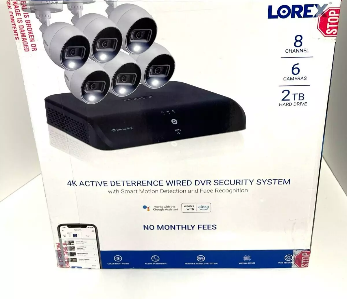 8 Camera Max AHD Home Security Camera Kit