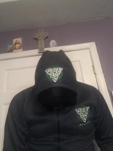 Celtic Irish Hoodie, Zip up,  XL 16-18 New Celtic  Made in Ireland 🇮🇪 NWT Tags video thumbnail