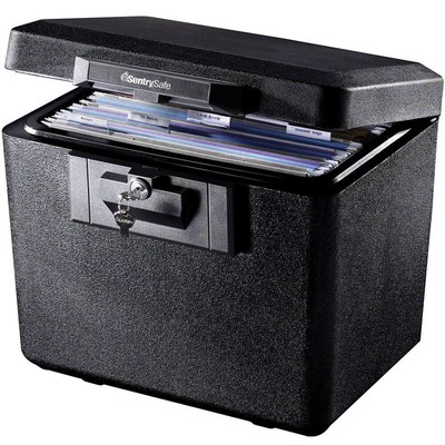 SentrySafe 1170 Fireproof Box with Key Lock 0.61 Cubic Feet,Black
