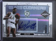 2009-10 Panini Limited Glass Cleaners Autograph #3 Bill Russell No 34 of 49