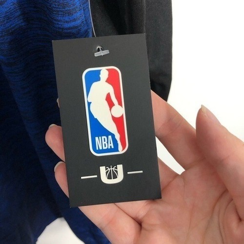 Philadelphia 76ers Long Sleeve T-shirt NWT Medium Men’s Blue Black NBA - Picture 5 of 8