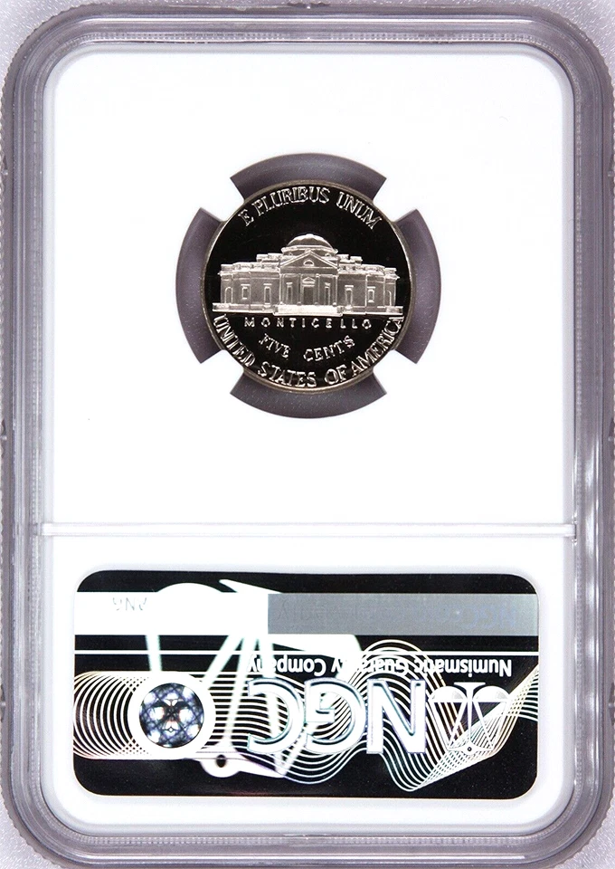 2011 S Proof Jefferson Nickel Graded PF69UC NGC OSR Sales Patriotic Label - Image 2 of 4