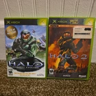 PRESTINE!! Halo 1 and Halo 2 CIB  Original Xbox