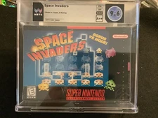Space Invaders Super Nintendo Snes Factory Sealed WATA 9.6 A++ Seal
