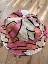 Emilio Pucci All Over Pattern Bucket Hat Multicolor Nylon Women's From Japan