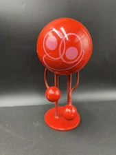 Vintage Danish 60s 70s Rare Red Hoptimist Mid Century Modern Art Decor