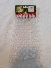 Christmas bead garland "Kurt Adler" sparkly/new old stock/festive/fun/9 ft