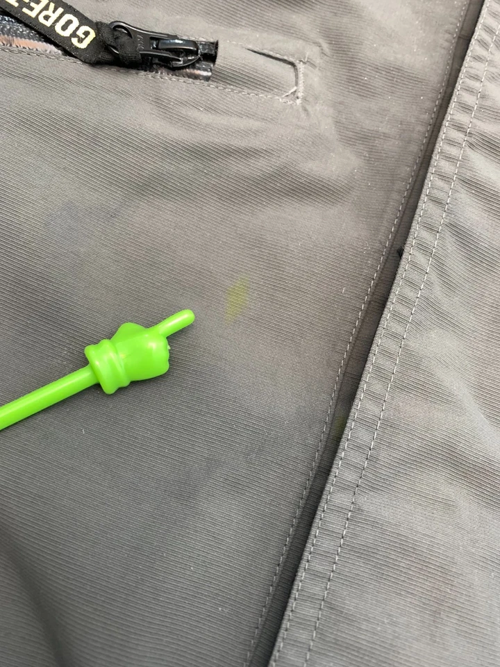 Bass Pro Shops GORE-TEX Jacket Mens 2XL Pro Qualifier Rain Zip-Up Hooded Fishing - Image 2 of 4