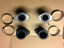 MOTORCYCLE RUBBER INLET MANIFOLDS X 4 FITS XJR400 FZ400 400CC