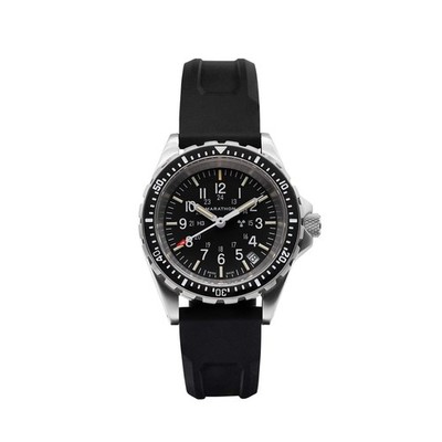 Divers Auto Medium Search and Rescue Quartz Black NGM/Rubber | Matte Black Dial