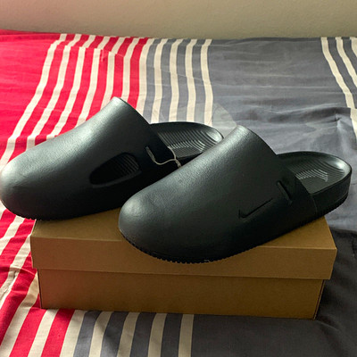 Nike Calm Mule NA Men's Slide Sandal Black Slip-On US 10 (UK 9/EU 44)