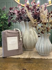 Queen 400 Thread Count Rayon from Bamboo Sheet Set Fig Brown -NEW