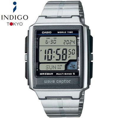 CASIO WAVE CEPTOR WV-59RD-1AJF Quartz Gray Dial 39mm Watch