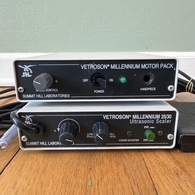 Summit Hill Lab Vetroson Millennium Ultrasonic Scaler + motor pack -parts repair