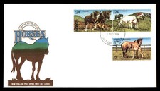 Mayfairstamps New Zealand FDC 1984 Horses Combo First Day Cover aax_68811