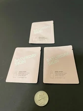 SATURDAY “WIDE AWAKE” : BRIGHTENING EYE CREAM SAMPLE TRIO .06 fl oz x 3 / NEW