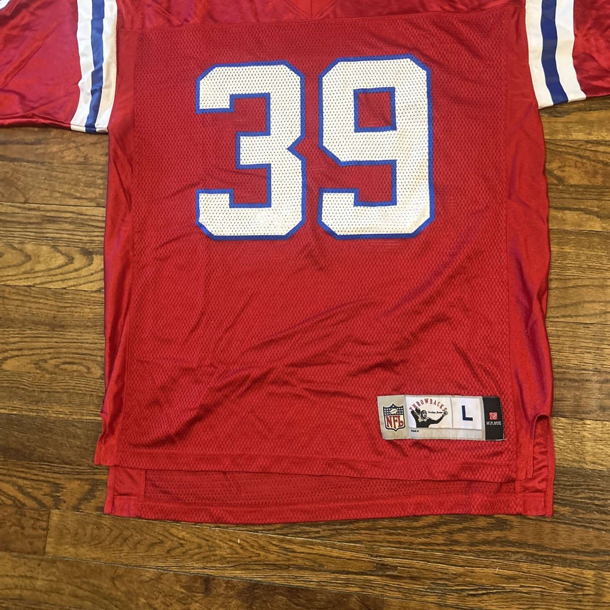 Vintage Y2K Reebok NFL New England Patriots Laurence Maroney Jersey Men’s L View 3