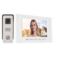 Doorbell Intercom System 7in TFT Screen Night Rainproof For Home