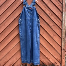 Liberty Overalls Men's 50 Bibs Blue Jean Farmer Workwear