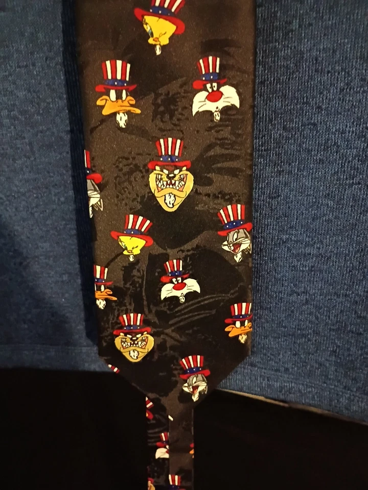 复古 Looney Tunes 领带帽美国 — 第 3/4 张图片