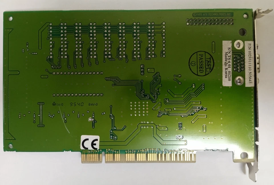 ATI mach64 CT PCI (1995) 2Mb (Fujitsu) - Vintage Graphics Card - image 2 of 4