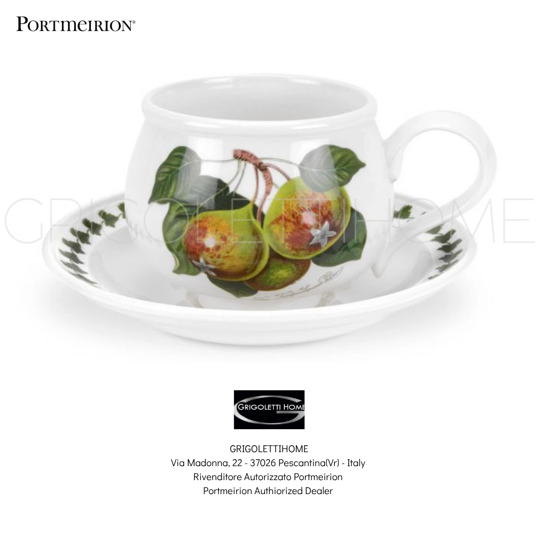 Portmeirion Botanic Garden Colazione Tazza & Piattino Tradizionale Comune Wicke