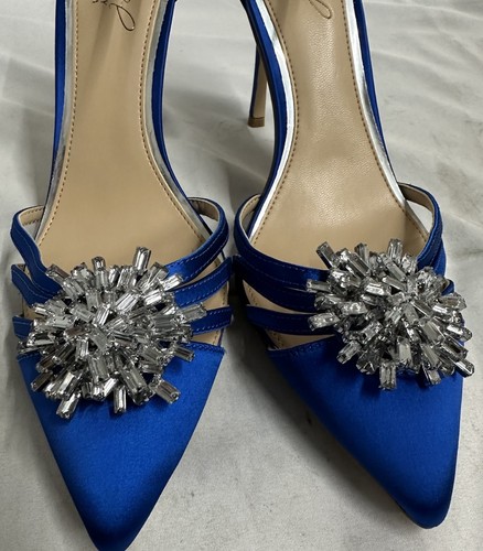 Jewel Badgley Mischka violette Kristall spitze Stiletto-Heels Größe 7,5. N2 - Bild 3 von 8