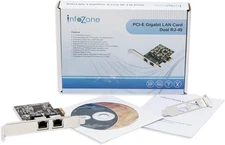 2 Port Gigabit Ethernet Pci-E X1 Network Interface Card 10/100/1000Mbps LAN Adap