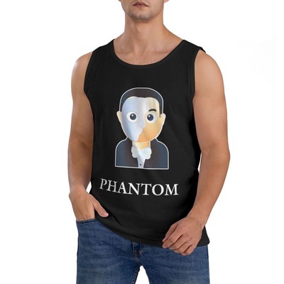 Men Workout Gym The Phantom of The Opera Tank Top Fitness Sleeveless T Shirt