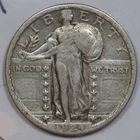 1924 P - Standing Liberty Quarter - 100% Circulated VF/XF++ #410