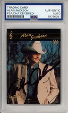 1992 Country Classics Trading Card Alan Jackson SIGNED AUTOGRAPH PSA DNA COA