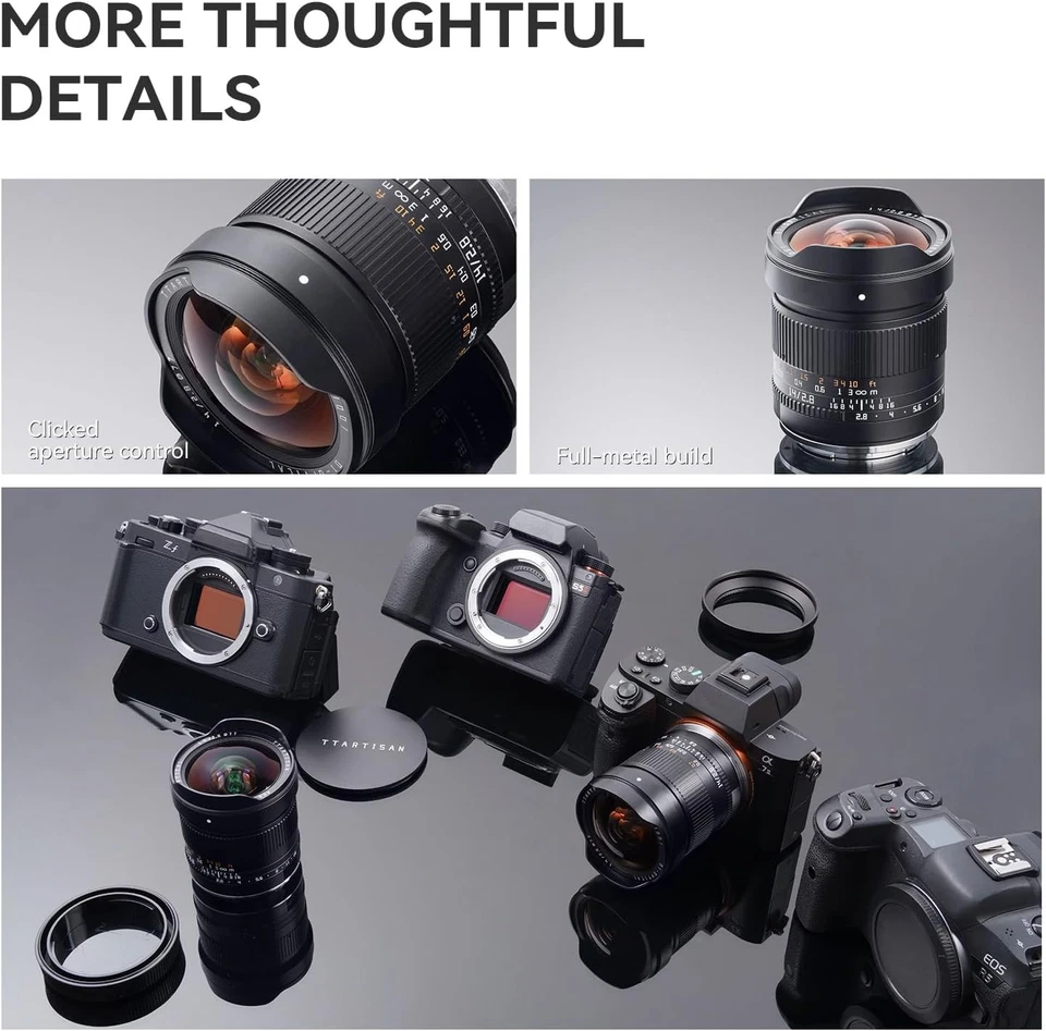 TTartisan 14mm F2.8 Full Frame Wide Angle Lens for Leica Sigma Panasonic L-mount - Image 2 of 4