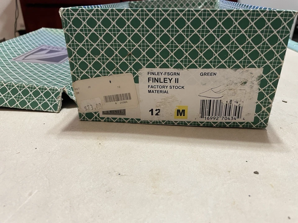 J.renee Size 12, Finley 11  Leather, Alligator Print Green ￼ - Image 3 of 4