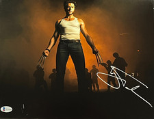 Hugh Jackman Signed 11x14 Photo Wolverine X-Men Logan Autograph Beckett COA