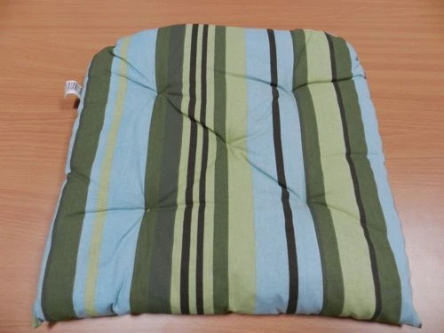 Cuscini Per Sedie Con Lacci, 40x40 Cm, Antiscivolo, Per Interni Ed Esterni, Beige, Confezione Da 8 Pezzi - 2