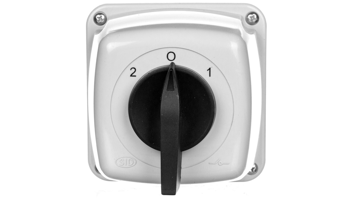 Cam switch 2-0-1 63A 3P in IP65 enclosure LUK 63-73 916374 /T2UK