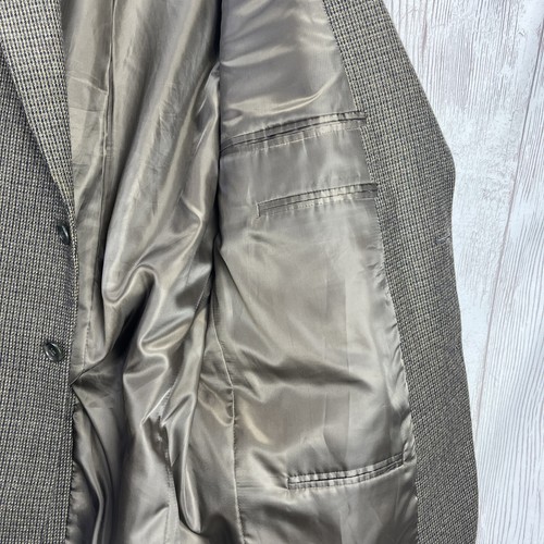 Men's RBM Collection 42R Brown 100% Wool Blazer Sport Coat w/Elbow Patches VGC - Picture 16 of 18
