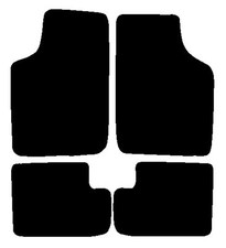 Tailored For Vauxhall Nova 1983-1993 Black Supreme Car Mats Autostyle