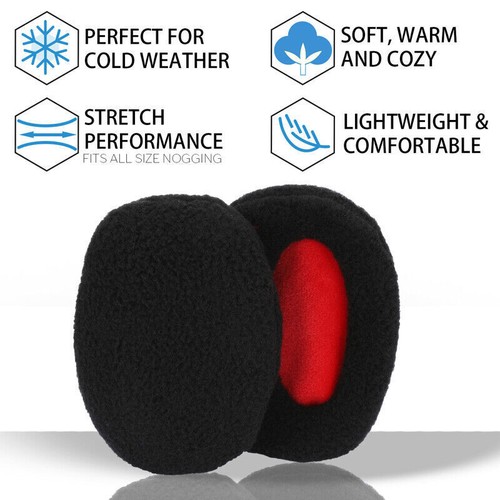 1/4x Winter Ear Warmers Bags Plush Bandless Fleece Ear Unisex Earmuffs Bandless - Picture 14 of 35