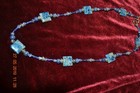 Artist Made Lapis and Glass Beads Necklace