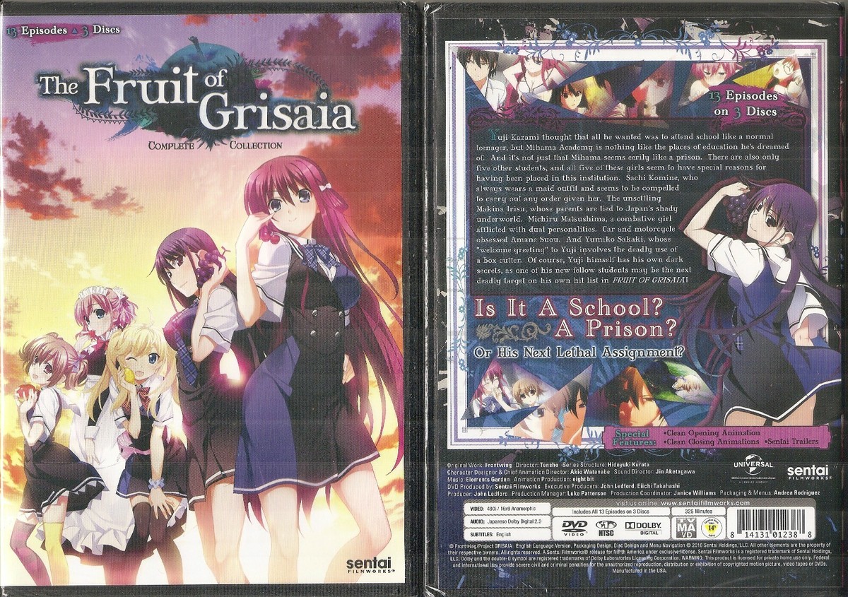 The Fruit Of Grisaia Season 1 Complete Anime Collection (3Disc