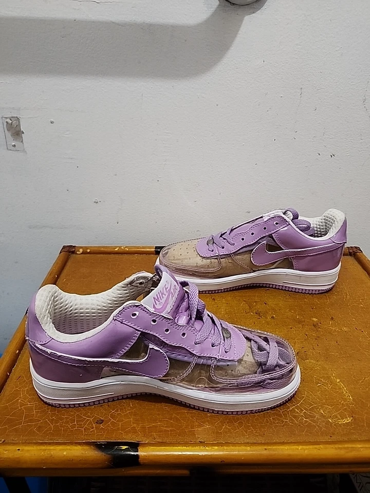 Женские Nike Air Force 1 Premium невидимая женщина Espo HOA ретро фиолетовый B размер 6,5  - Изображение 3 из 4