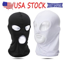 Thin Full Face Mask Ski Mask UV-Protective Cooling Balaclava Beanie Tactical Hat