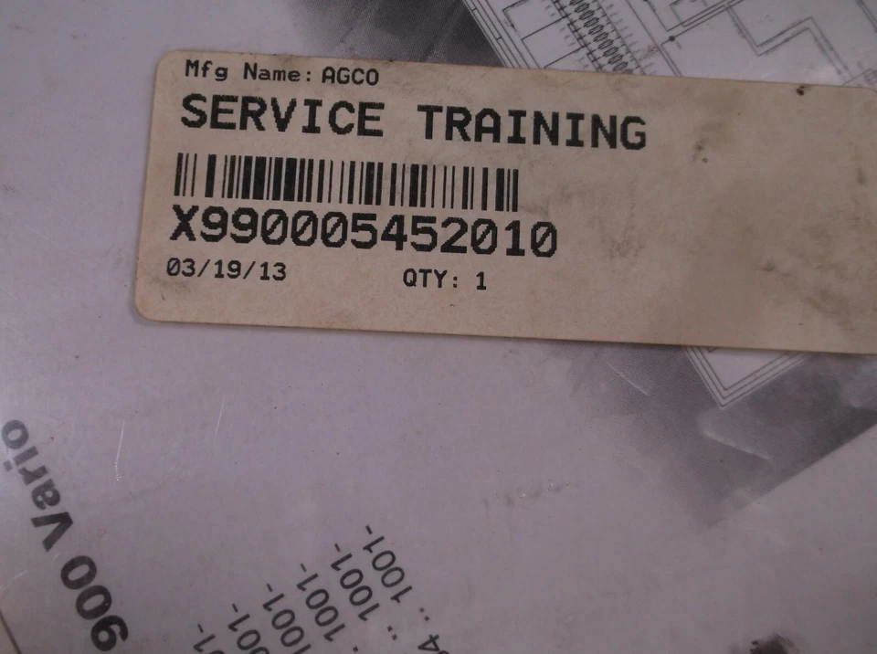 FENDT 919 922 925 928 931 934 TRACTOR DIAGRAMAS ELÉCTRICOS E HIDRÁULICOS MANUAL Foto 4 de 4