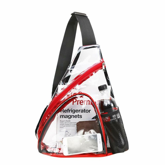 clear shoulder purse