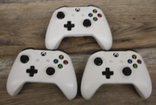 LOT of 3 Microsoft Xbox One Controllers For Parts or Repair