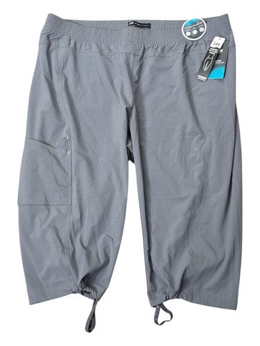 Lee Capri Pants Womens 18WM Gray Curvy Fit NWT!