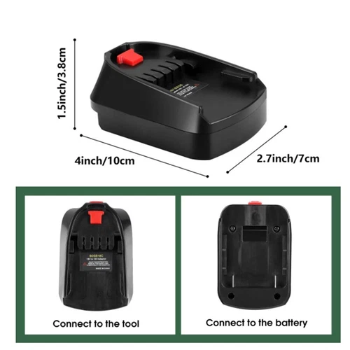 Adapter Konverter für Bosch 18V Li-Ion Akku auf für Bosch PBA 18V C Elektrowerkzeug - Bild 2 von 7